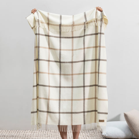 Tattersall Plaid Throw