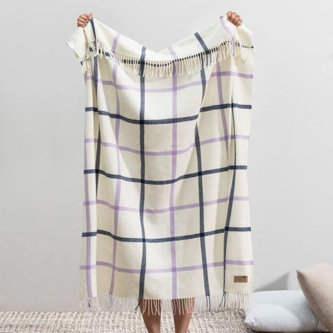 Tattersall Plaid Throw