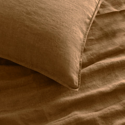 linen duvet