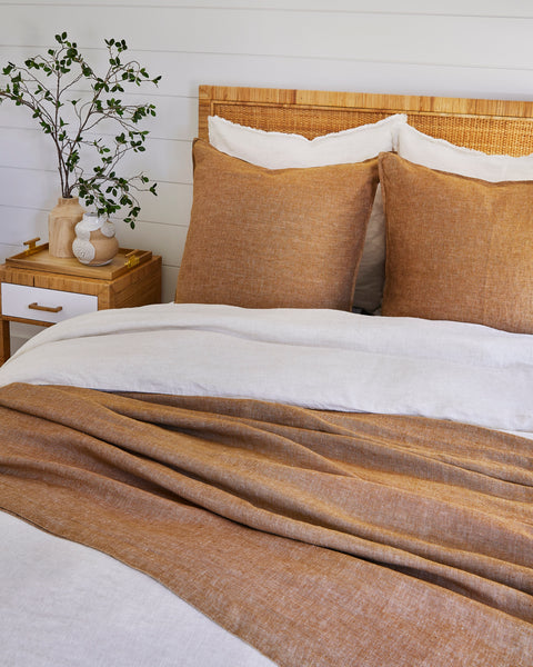 linen duvet