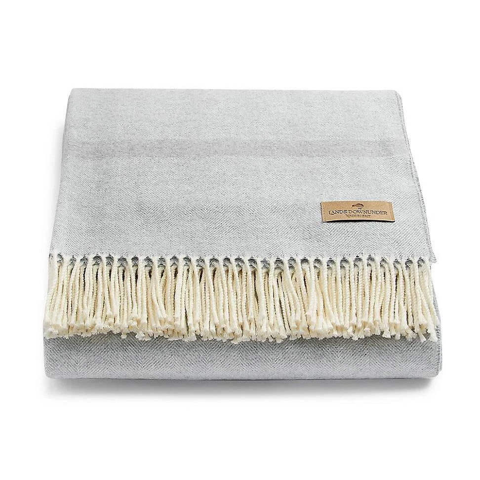 Montauk Stripe Herringbone Throw