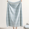Montauk Stripe Herringbone Throw