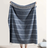 Montauk Stripe Herringbone Throw