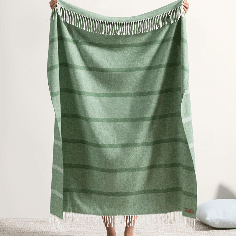 Montauk Stripe Herringbone Throw