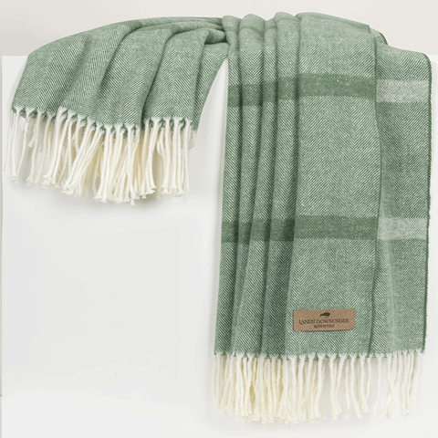 Montauk Stripe Herringbone Throw