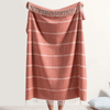 Montauk Stripe Herringbone Throw