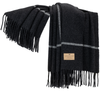 Windowpane Cashmere Blend Throw