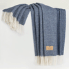 Pinstripe Cashmere Blend Throw