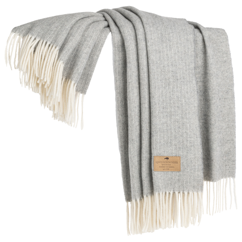 Pinstripe Cashmere Blend Throw