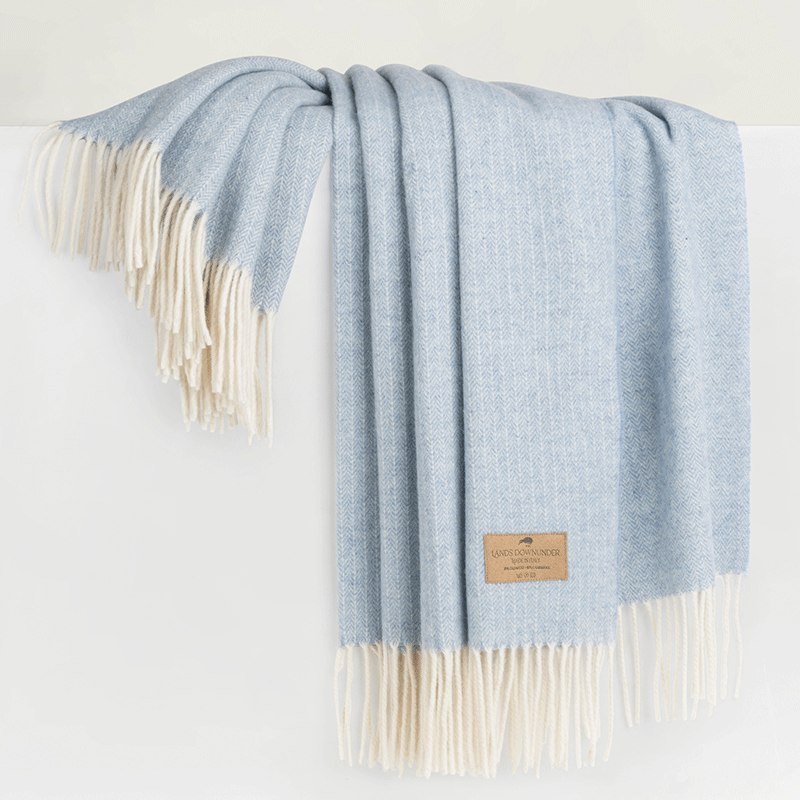 Pinstripe Cashmere Blend Throw