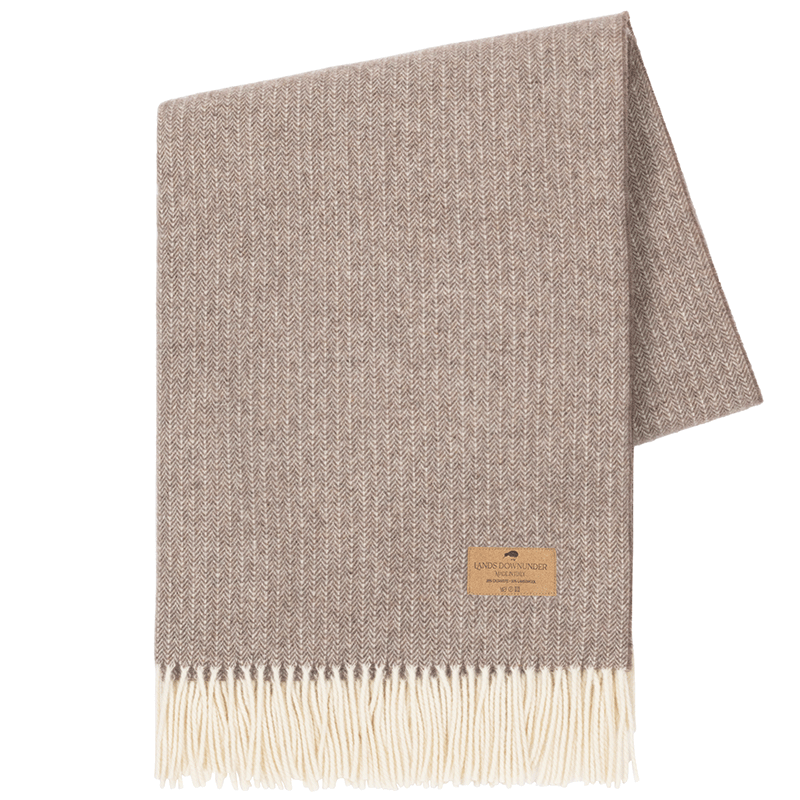 Pinstripe Cashmere Blend Throw