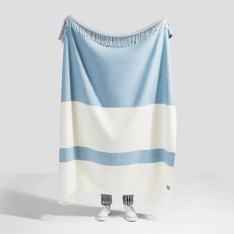 Sydney Stripe Herringbone Throw