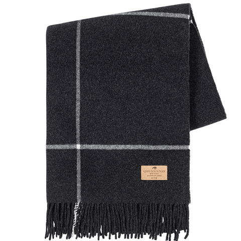 Windowpane Cashmere Blend Throw