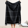 Windowpane Cashmere Blend Throw