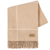 Windowpane Cashmere Blend Throw