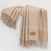 Windowpane Cashmere Blend Throw