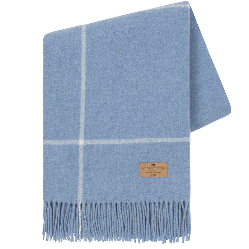 Windowpane Cashmere Blend Throw