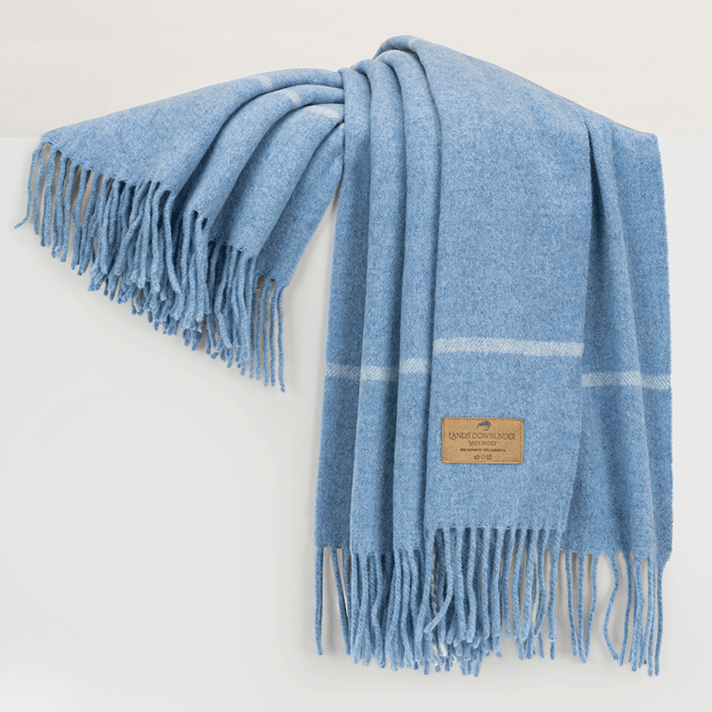 Windowpane Cashmere Blend Throw