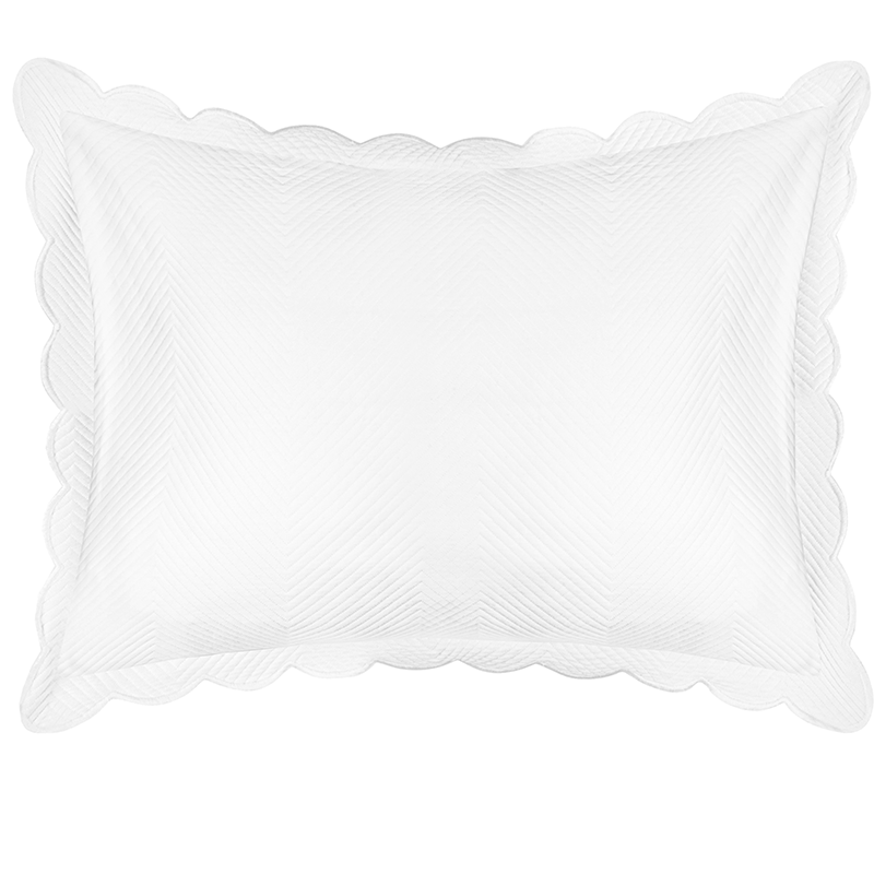 Scallop Lattice Bedding Pillow Shams